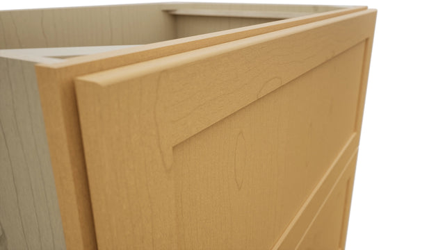 Fabuwood Galaxy Timber DB36-2 Base 2 Drawers Cabinet, Detail View