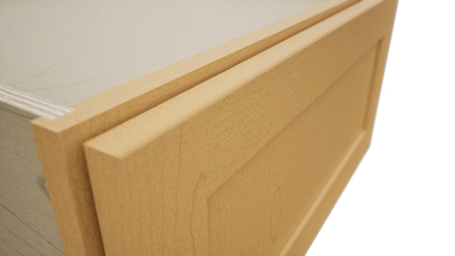 Fabuwood Galaxy Timber DBS24 Base Bench Seat Cabinet, Detail View