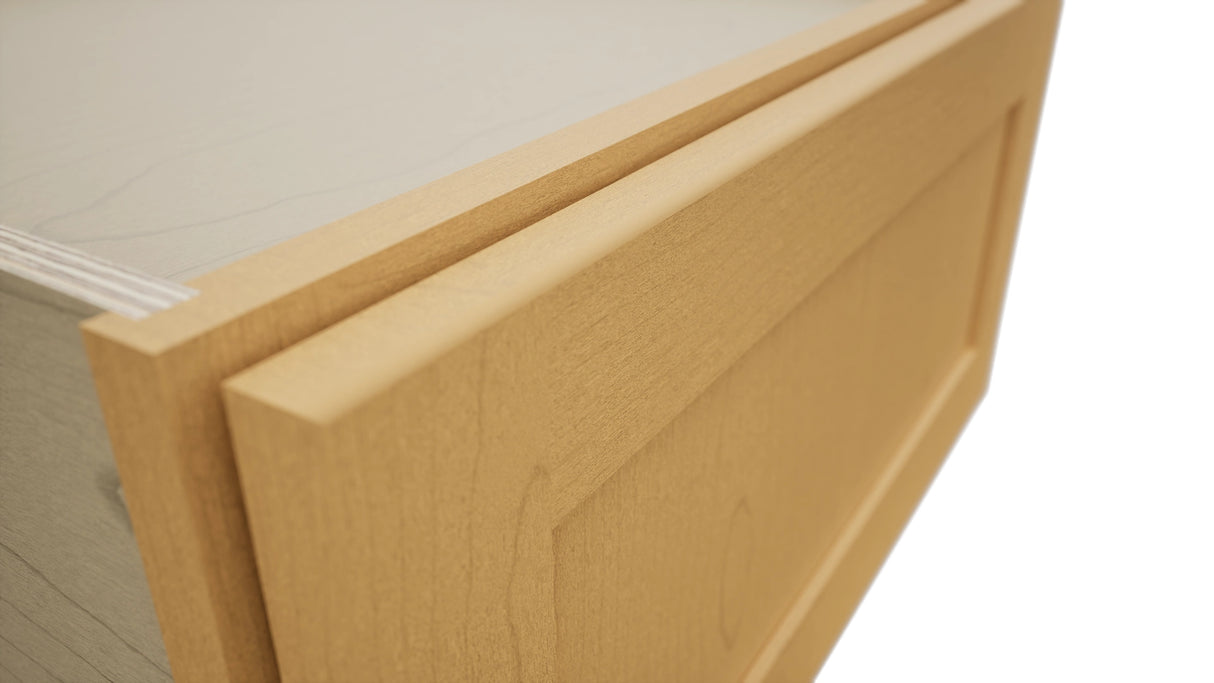 Fabuwood Galaxy Timber DBS24 Base Bench Seat Cabinet, Detail View