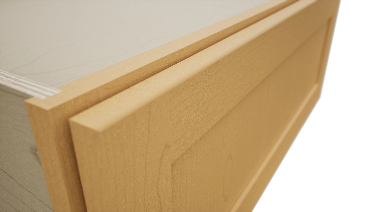 Fabuwood Galaxy Timber DBS30 Base Bench Seat Cabinet, Detail View