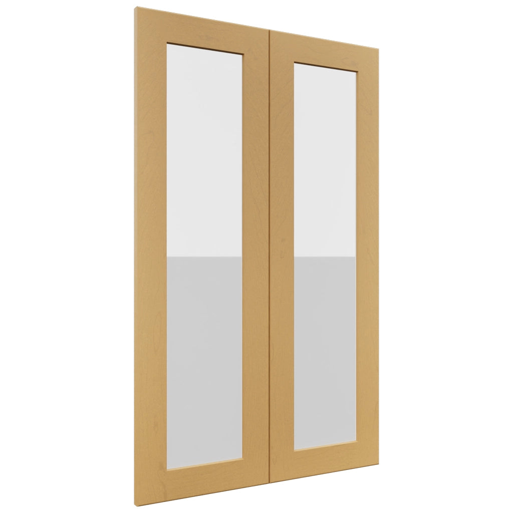Fabuwood Galaxy Timber DS GDW2439 Wall Glass Door, Front View