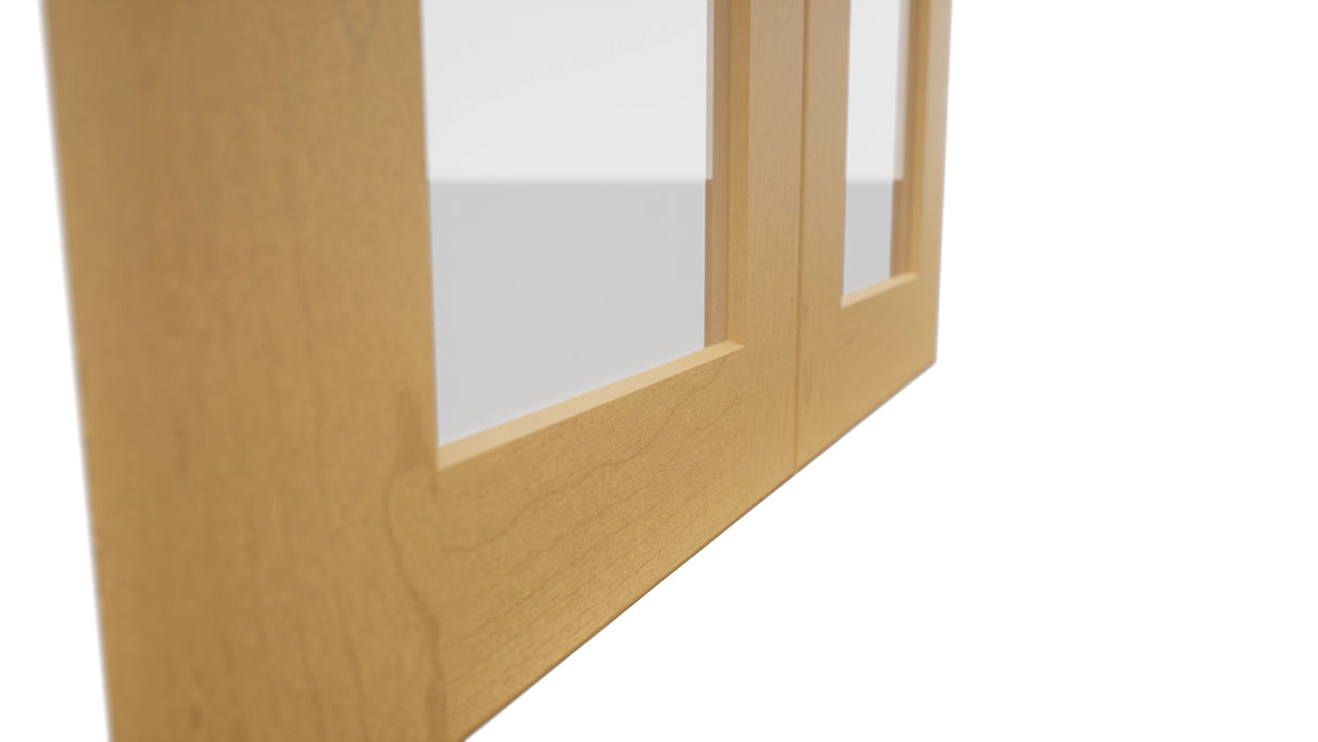 Fabuwood Galaxy Timber DS GDW2442 Wall Glass Door, Detail View