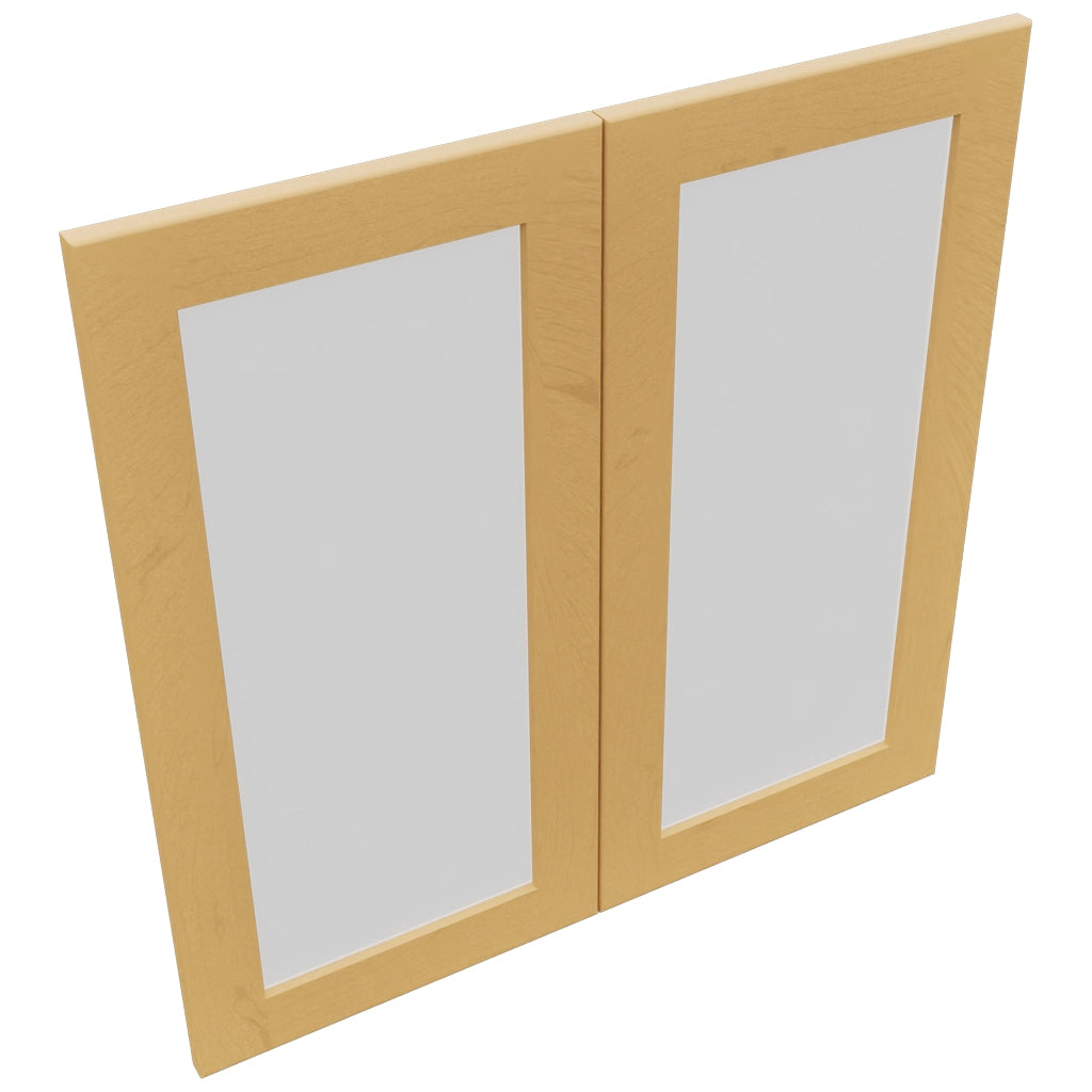 Fabuwood Galaxy Timber DS GDW3030 Wall Glass Door, Top View