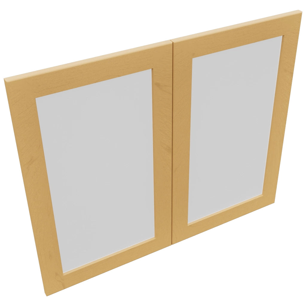Fabuwood Galaxy Timber DS GDW3630 Wall Glass Door, Top View
