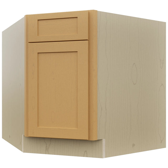 Fabuwood Galaxy Timber DSB36 Base Corner Diagonal Sink Cabinet, Front View