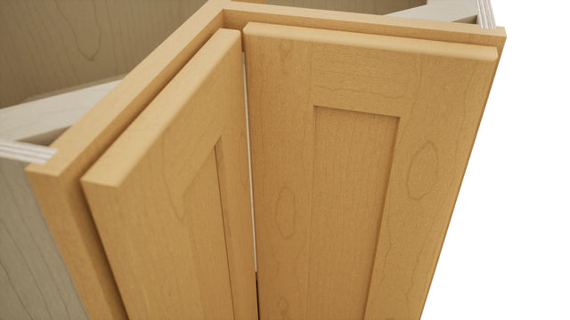 Fabuwood Galaxy Timber ERB33 Base Corner Easy Reach Cabinet, Detail View