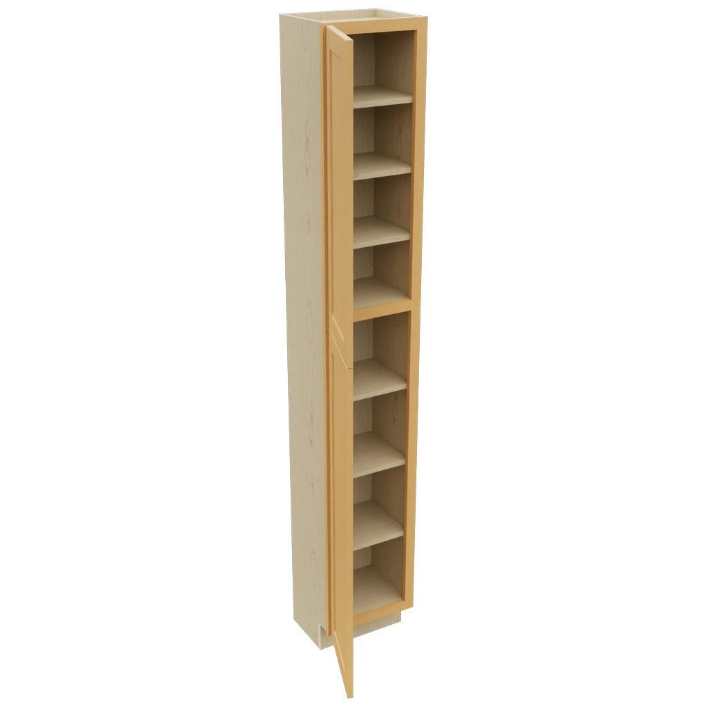 Fabuwood Galaxy Timber TP151293 Tall Pantry Cabinet, Open View