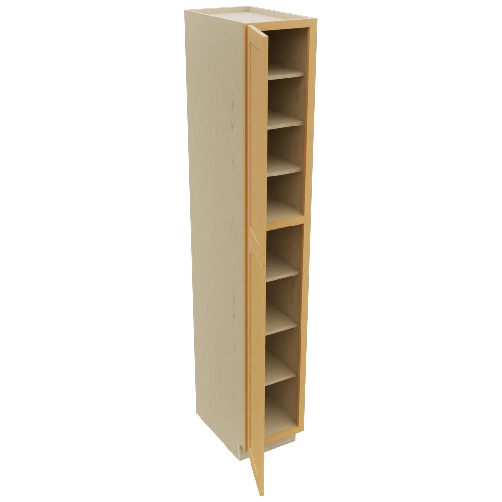 Fabuwood Galaxy Timber TP152493 Tall Pantry Cabinet, Open View