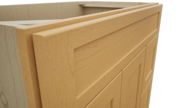 Fabuwood Galaxy Timber VSD48 Vanity Combo Cabinet, Detail View
