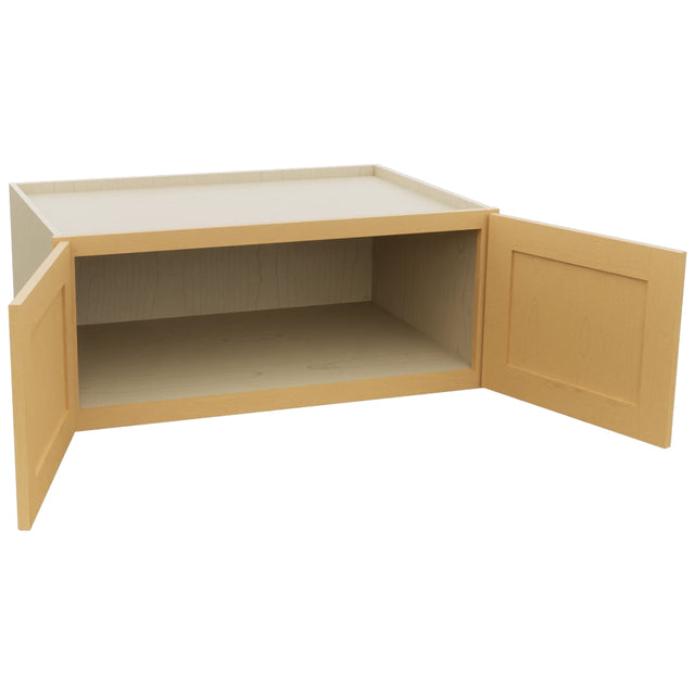Fabuwood Galaxy Timber W361524 Wall Deep Cabinet, Open View