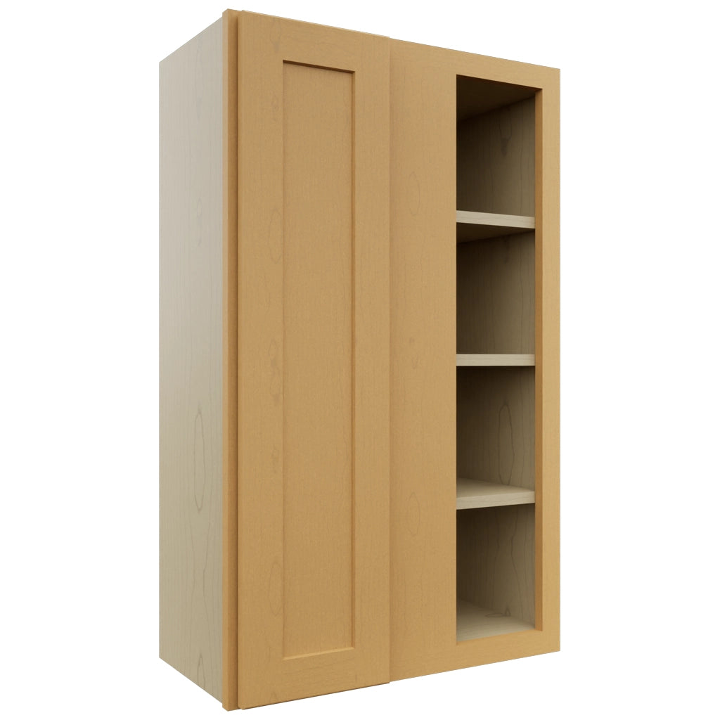Fabuwood Galaxy Timber WBC2439 Wall Corner Blind Cabinet, Front View
