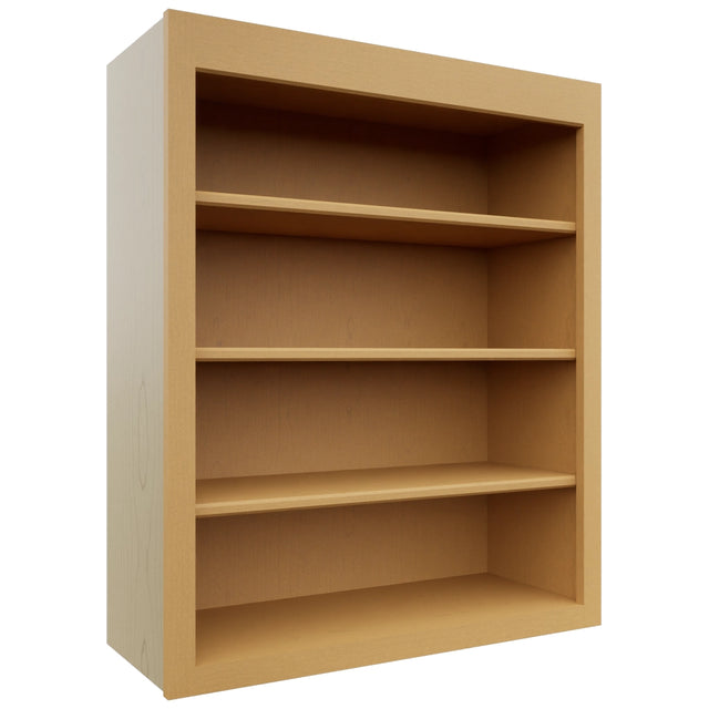 Fabuwood Galaxy Timber WOS3036 Wall Open Shelf, Front View