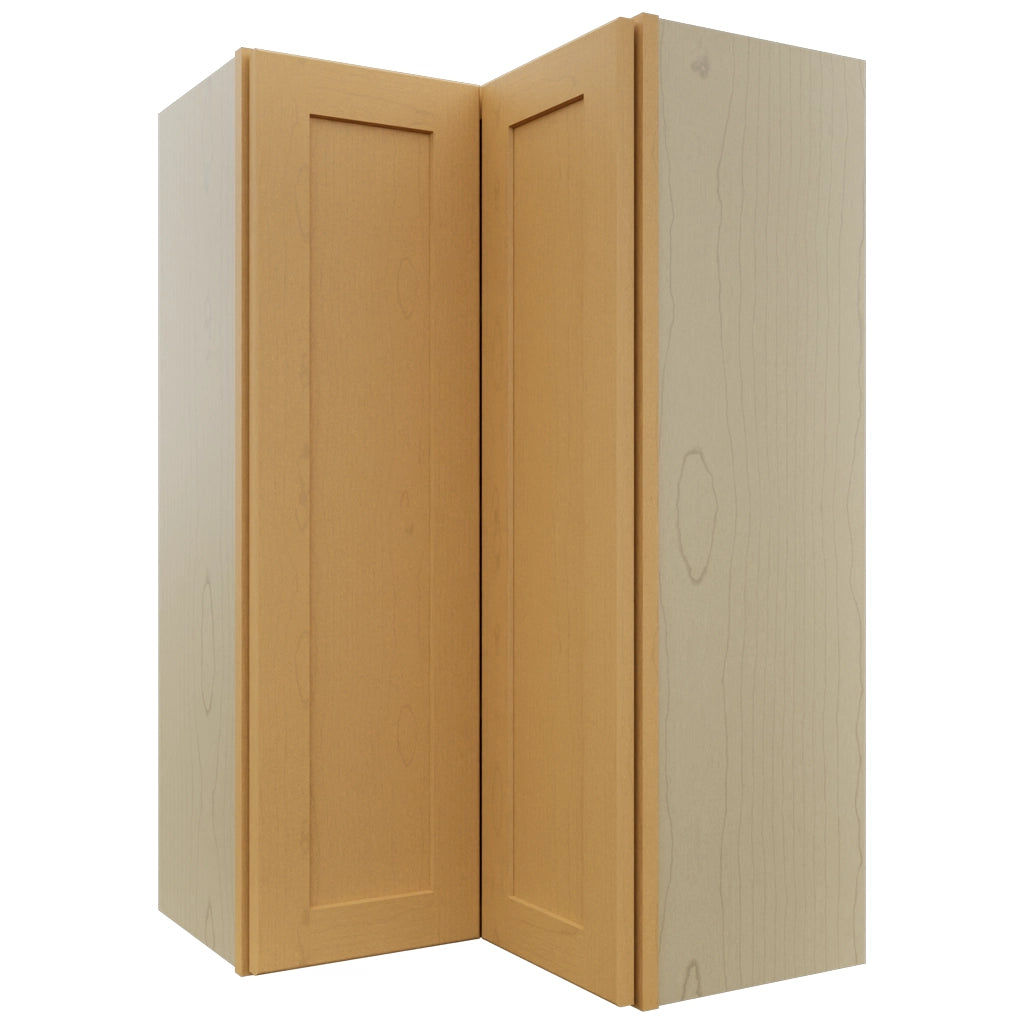 Fabuwood Galaxy Timber WPC2439 Wall Corner Pie Cabinet, Front View