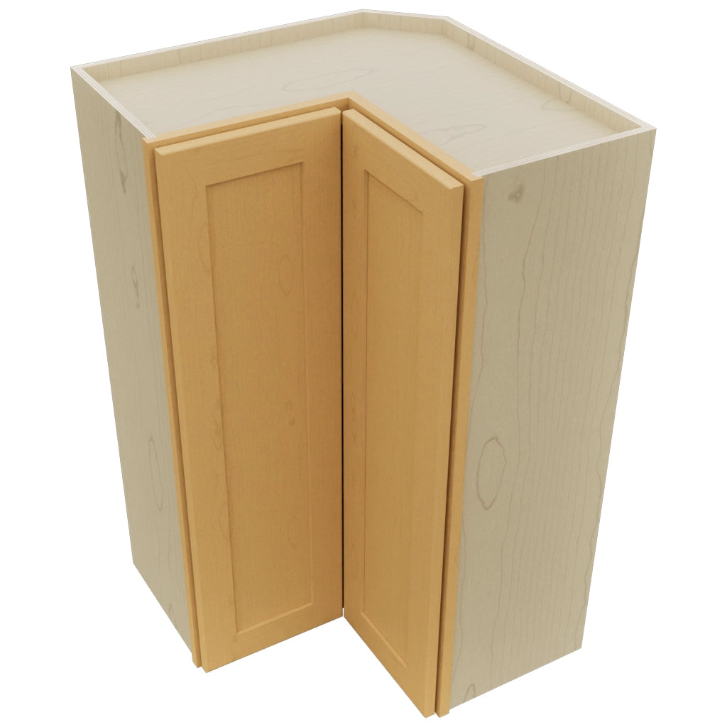 Fabuwood Galaxy Timber WPC2439 Wall Corner Pie Cabinet, Top View