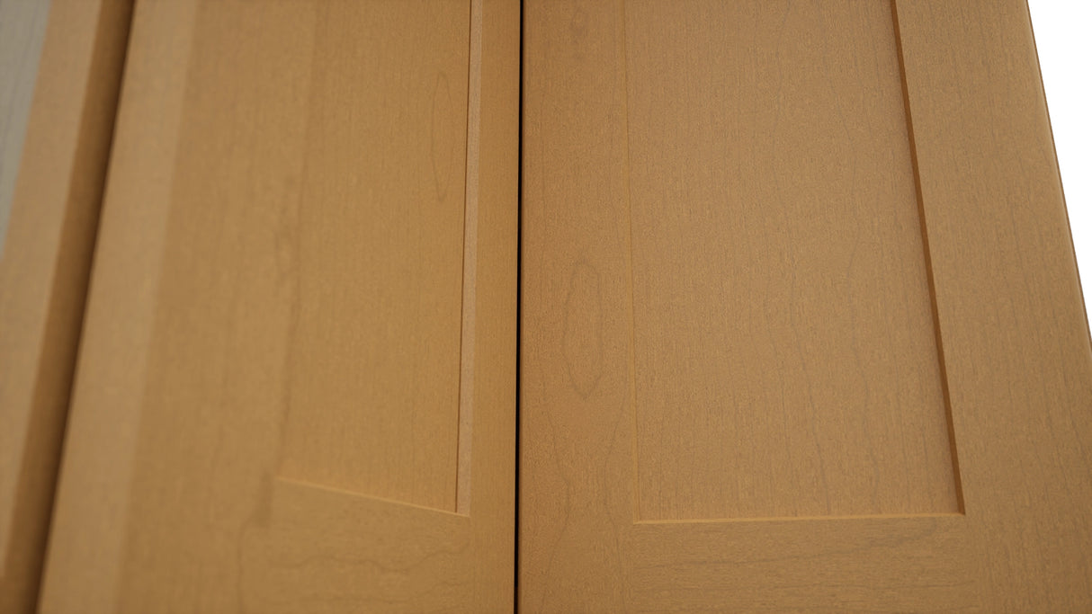 Fabuwood Galaxy Timber WPC2439 Wall Corner Pie Cabinet, Detail View