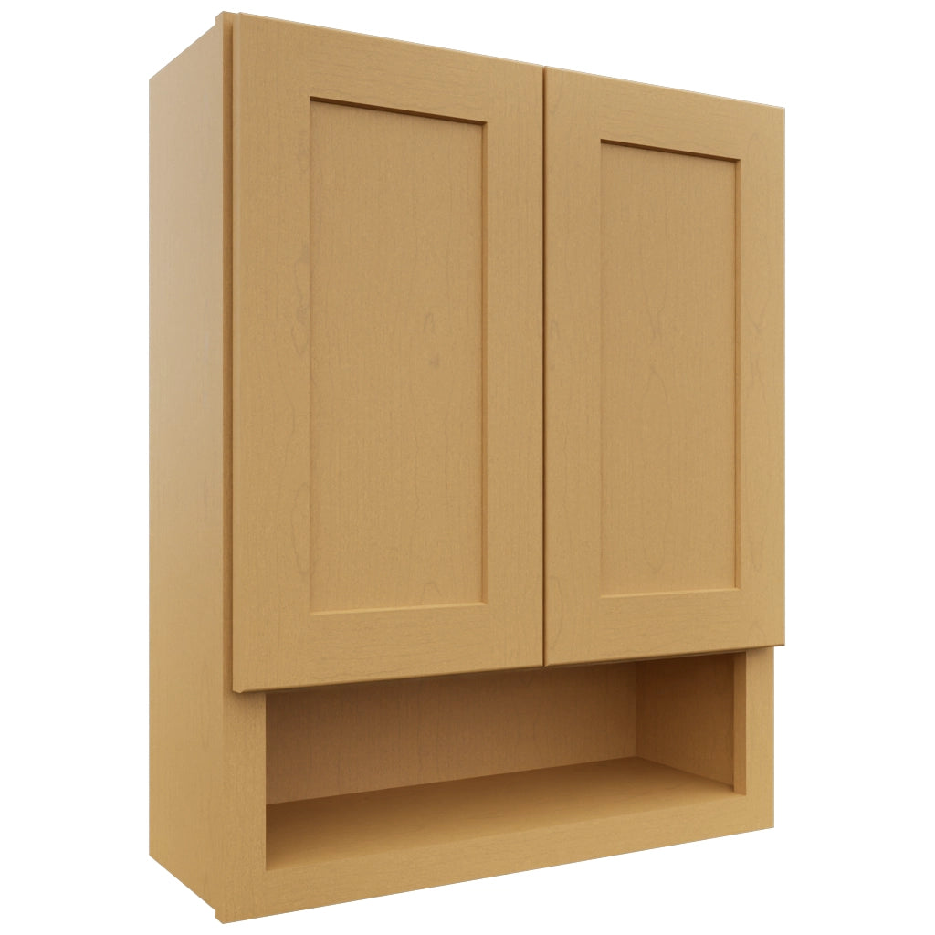 Fabuwood Galaxy Timber WVS2430 Vanity Wall Storage, Front View