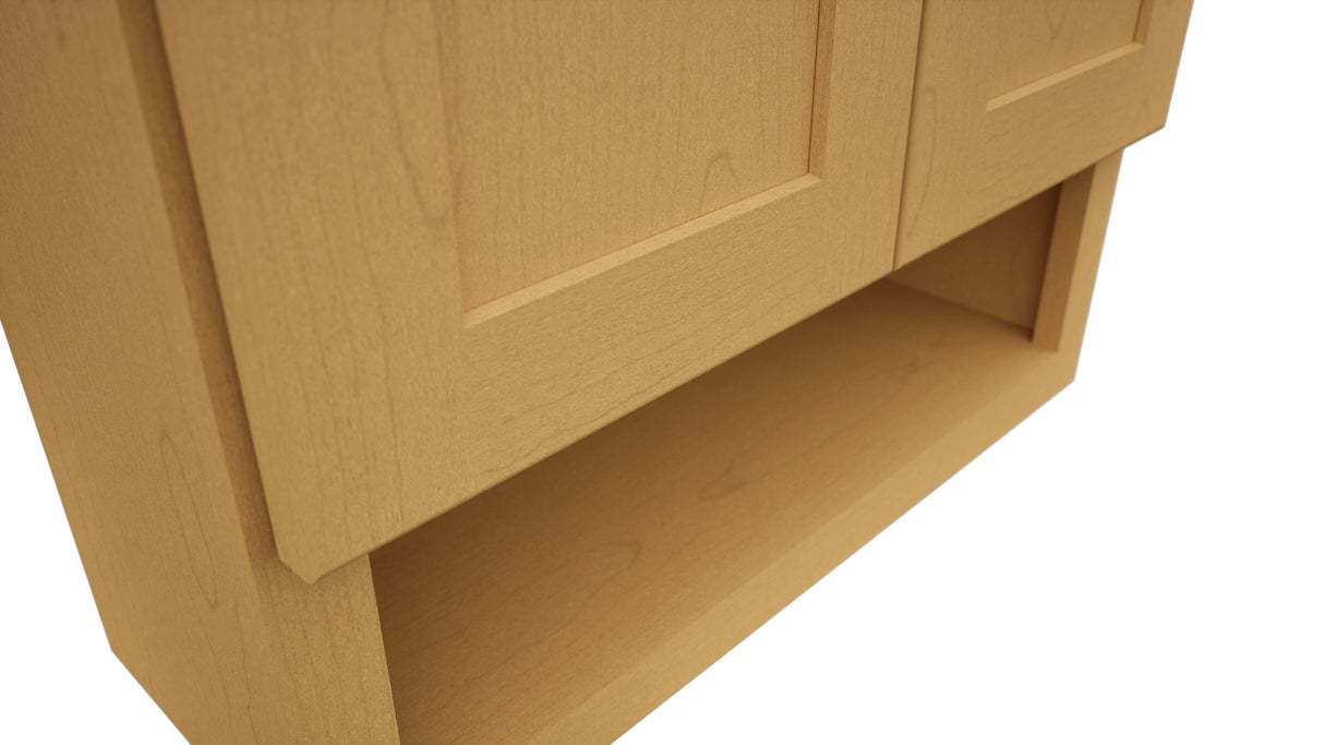 Fabuwood Galaxy Timber WVS2430 Vanity Wall Storage, Detail View