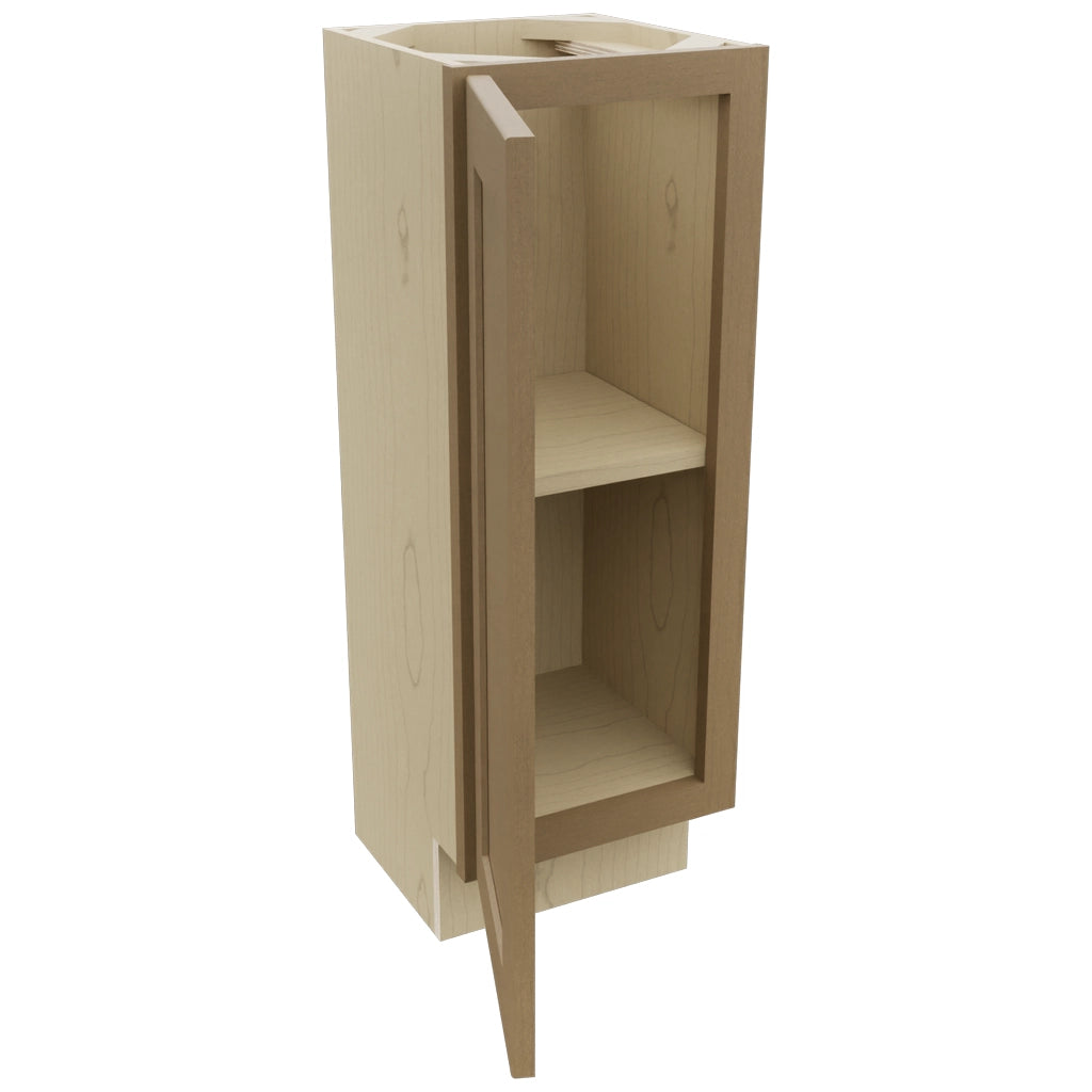 Fabuwood Galaxy Truffle B12FD-12D Base Full Door Cabinet, Open View