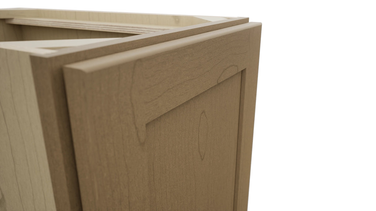 Fabuwood Galaxy Truffle B15FD Base Full Door Cabinet, Detail View