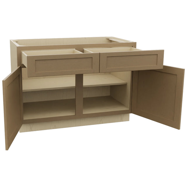 Fabuwood Galaxy Truffle B48 Base Standard Cabinet, Open View