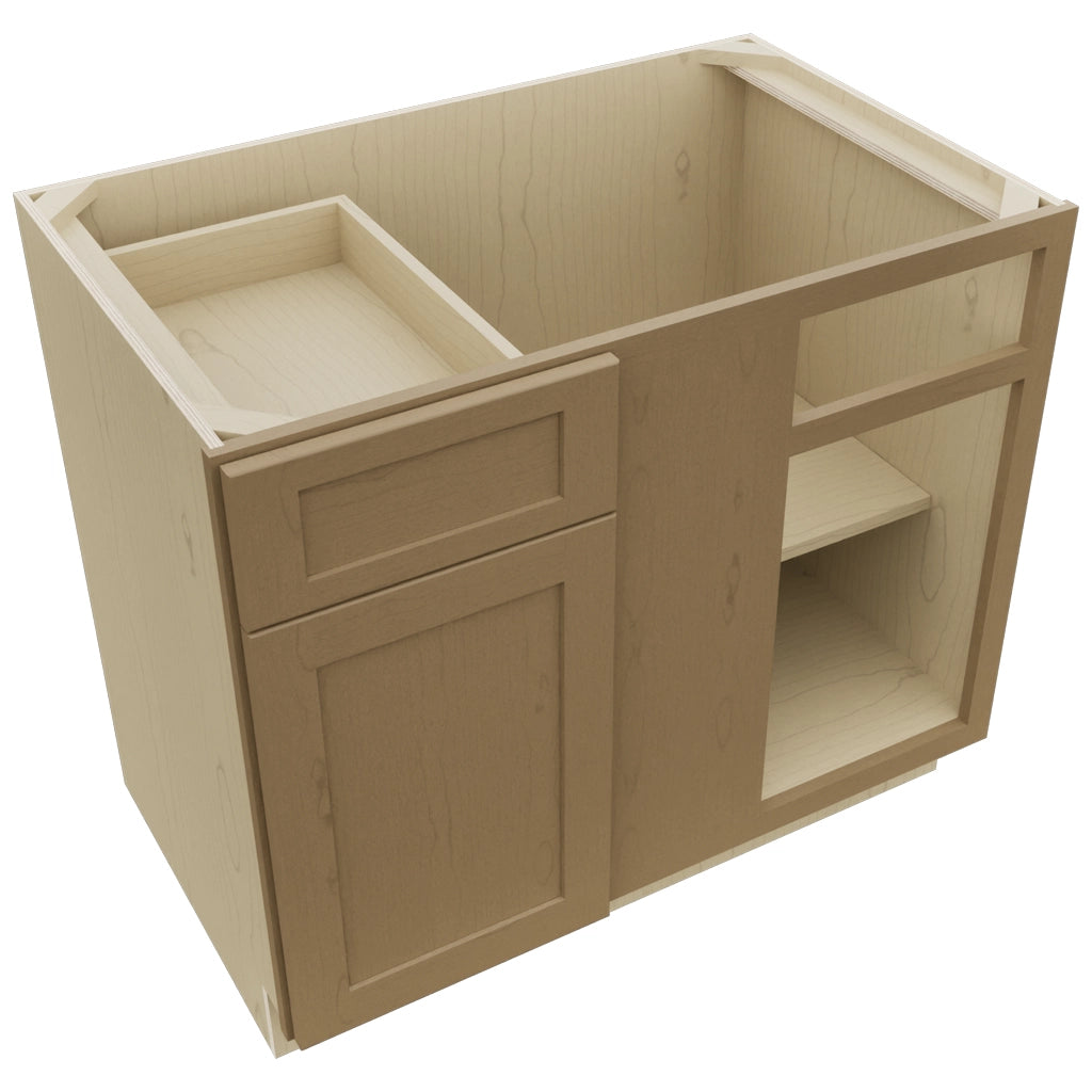 Fabuwood Galaxy Truffle BLB42/45 Base Corner Blind Cabinet, Top View
