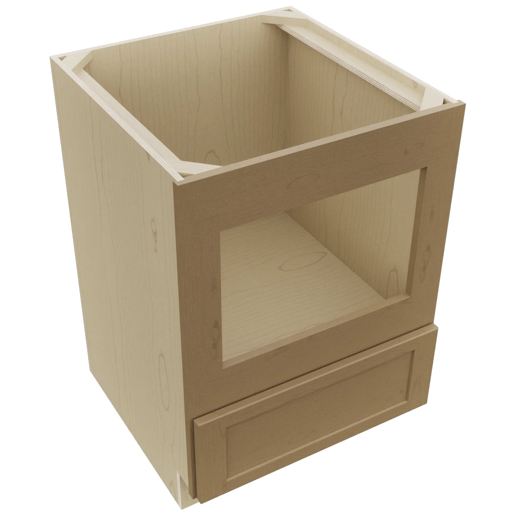 Fabuwood Galaxy Truffle BMC24 Base Microwave Cabinet, Top View
