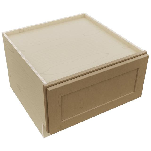 Fabuwood Galaxy Truffle DBS24 Base Bench Seat Cabinet, Top View