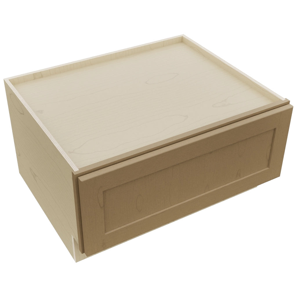 Fabuwood Galaxy Truffle DBS30 Base Bench Seat Cabinet, Top View