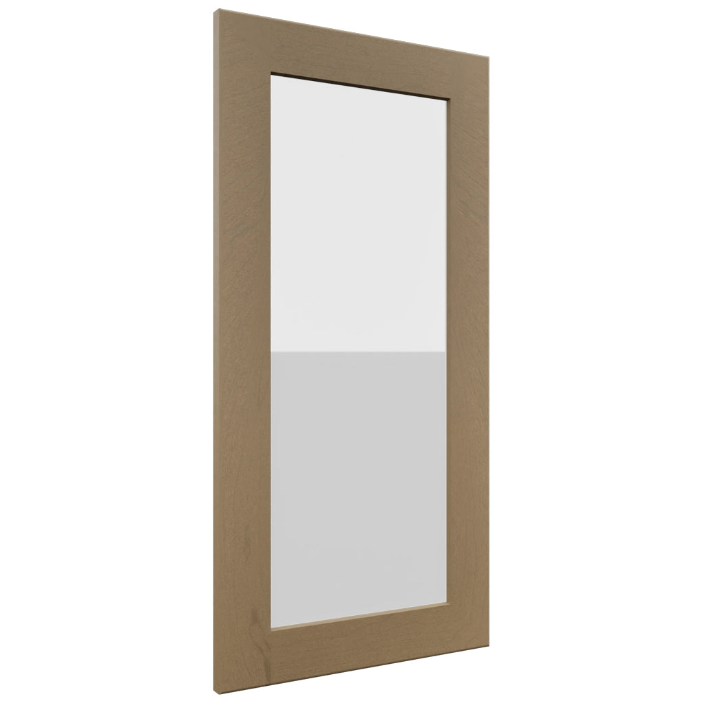 Fabuwood Galaxy Truffle DS GDW1530 Wall Glass Door, Front View