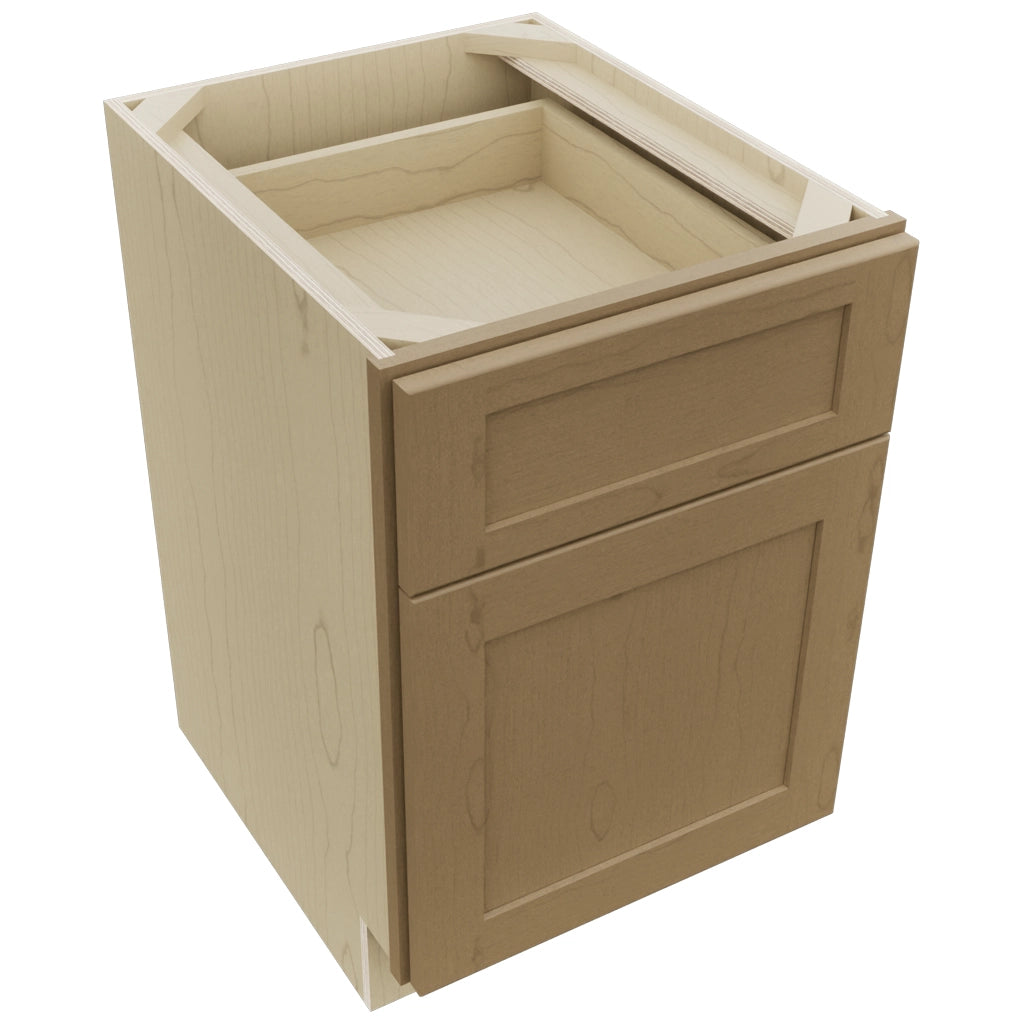Fabuwood Galaxy Truffle FD18 Vanity Desk, Top View