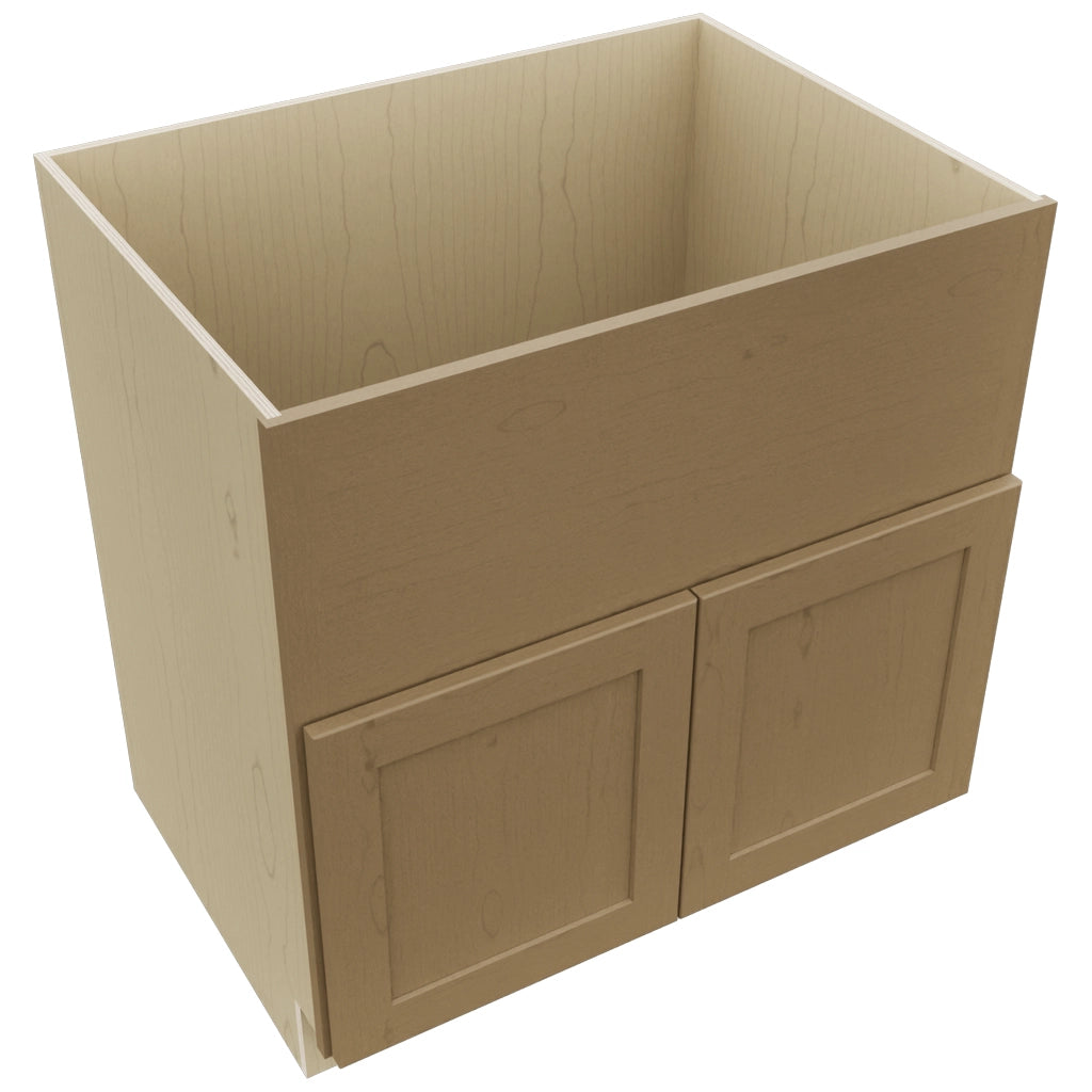 Fabuwood Galaxy Truffle FS33 Base Farm Sink Cabinet, Top View