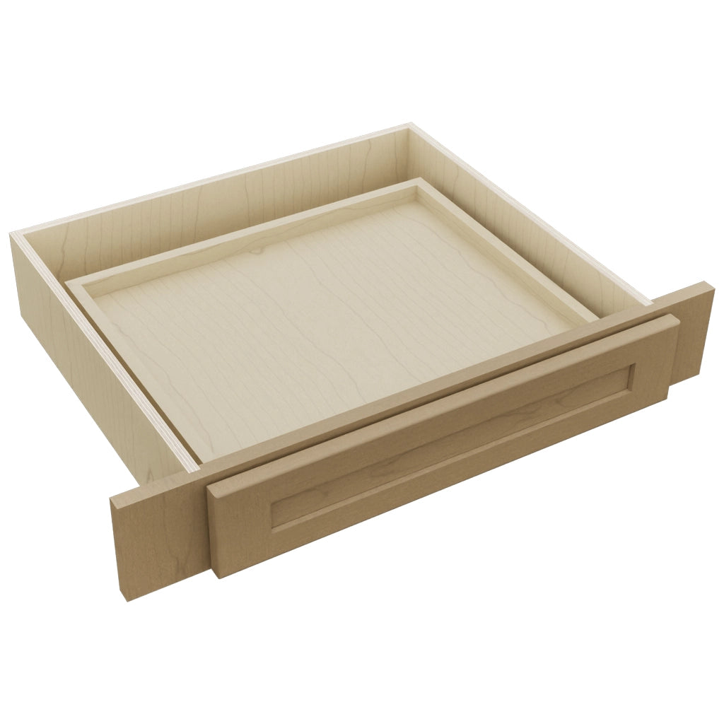 Fabuwood Galaxy Truffle KD30 Vanity Desk, Top View