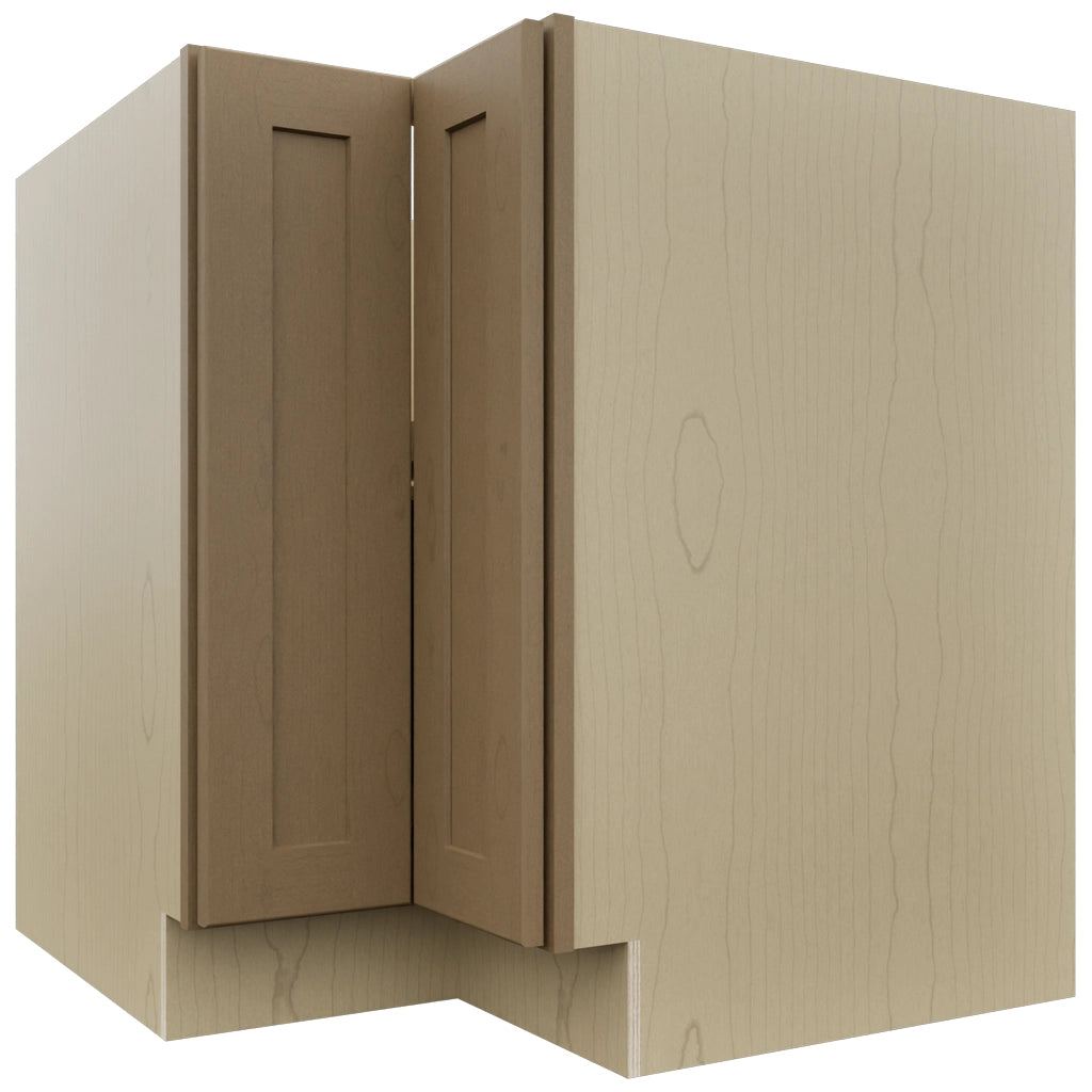 Fabuwood Galaxy Truffle LSB33 Base Corner Lazy Susan Cabinet, Front View