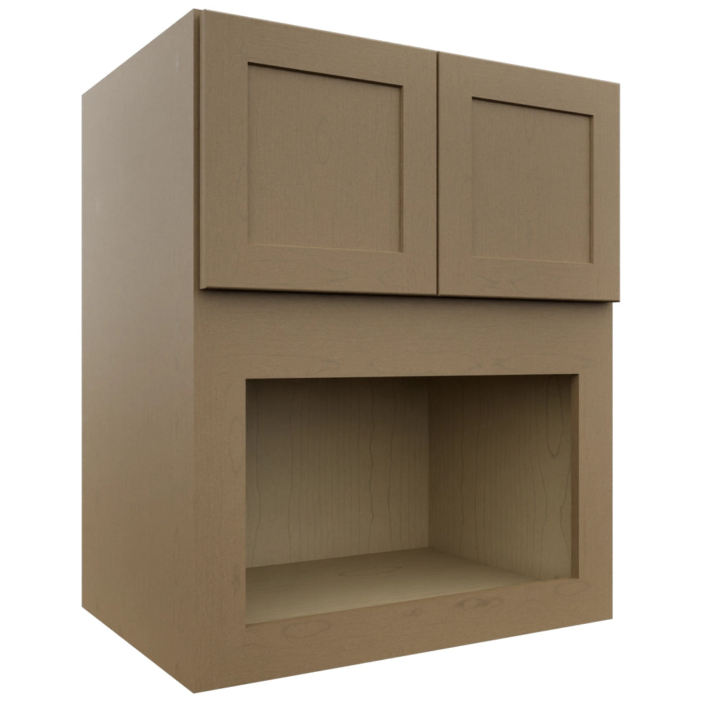 Fabuwood Galaxy Truffle MC303621 Wall Microwave Cabinet, Front View