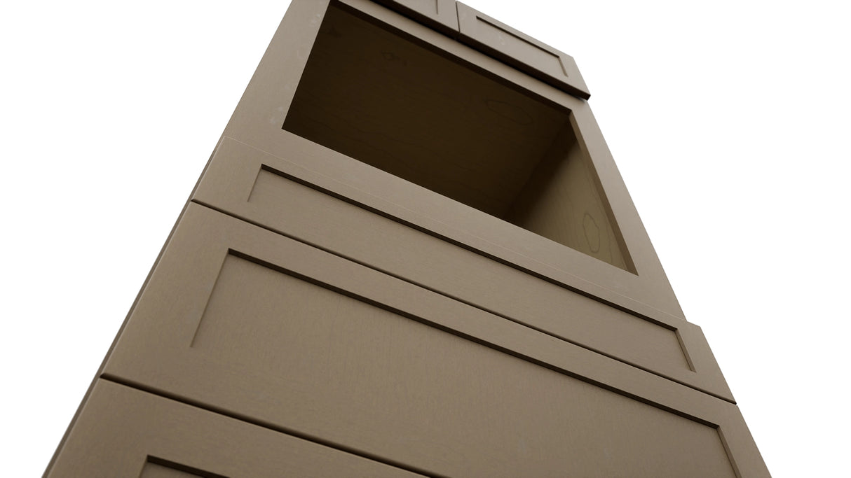 Fabuwood Galaxy Truffle OC3384S Tall Oven Cabinet Single, Detail View