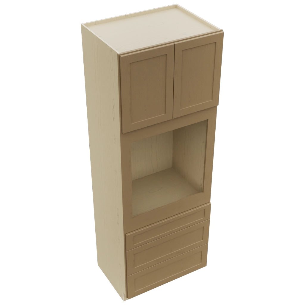 Fabuwood Galaxy Truffle OC3396S Tall Oven Cabinet Single, Top View