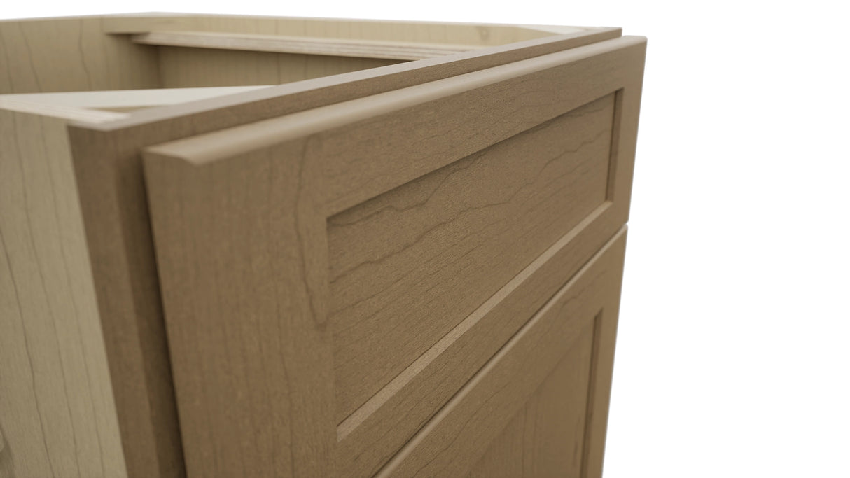 Fabuwood Galaxy Truffle SB21 Base Sink Cabinet, Detail View