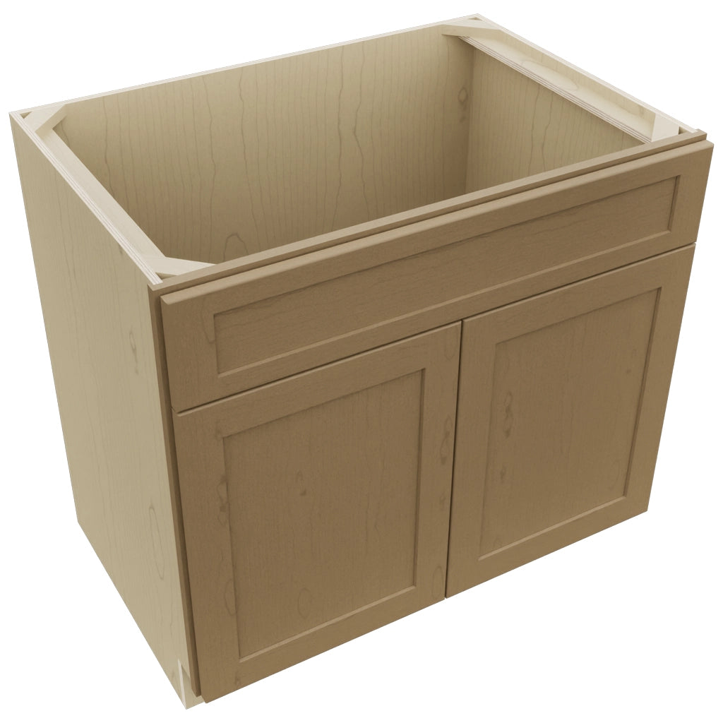 Fabuwood Galaxy Truffle SB36SDF Base Sink Cabinet, Top View