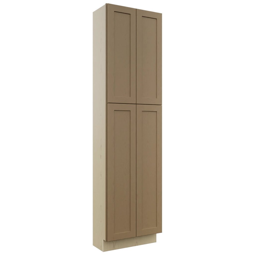 Fabuwood Galaxy Truffle TP241290 Tall Pantry Cabinet, Front View