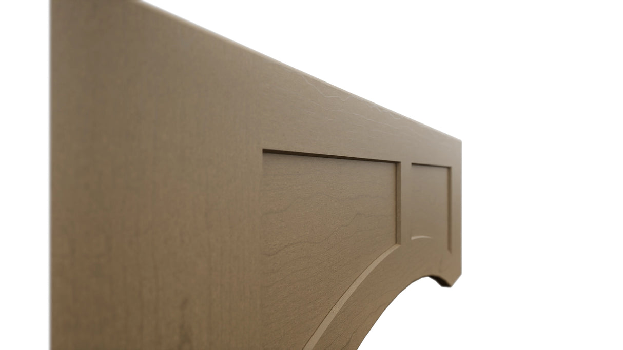 Fabuwood Galaxy Truffle VARP42 Wall Valance, Detail View