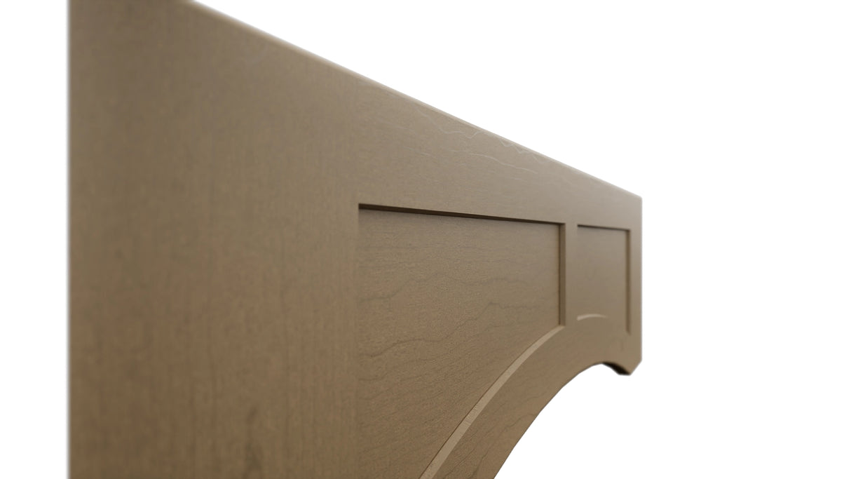 Fabuwood Galaxy Truffle VARP48 Wall Valance, Detail View