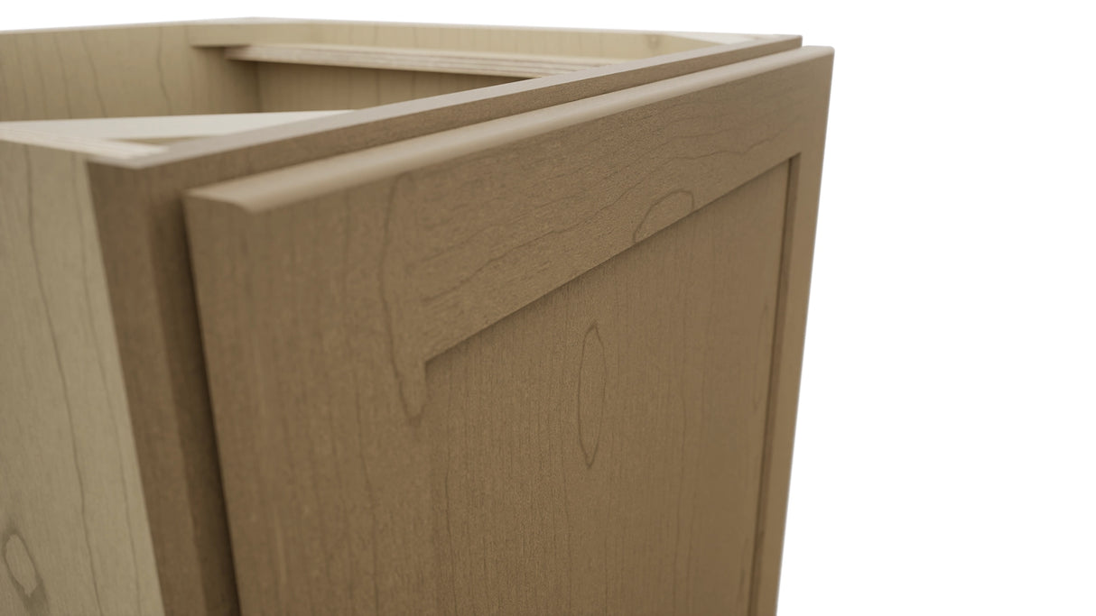 Fabuwood Galaxy Truffle VB21FD Vanity Base Full Height Cabinet, Detail View