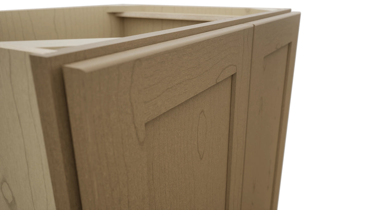 Fabuwood Galaxy Truffle VB27FD Vanity Base Full Height Cabinet, Detail View