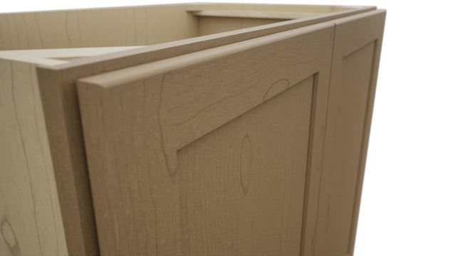 Fabuwood Galaxy Truffle VB36FD Vanity Base Full Height Cabinet, Detail View