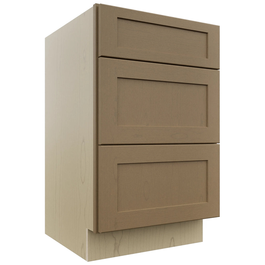 Fabuwood Galaxy Truffle VDB21-34 Vanity Drawer Cabinet, Front View