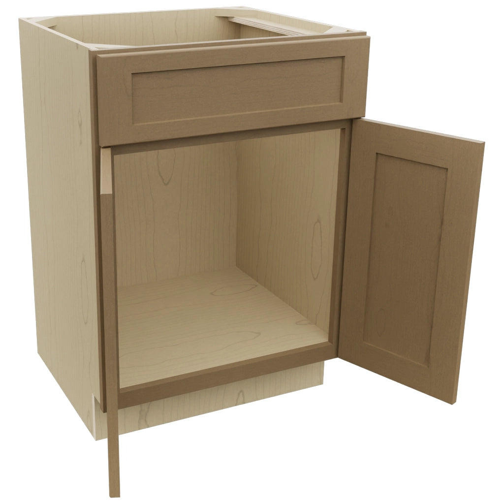 Fabuwood Galaxy Truffle VSB24-34 Vanity Sink Cabinet, Open View