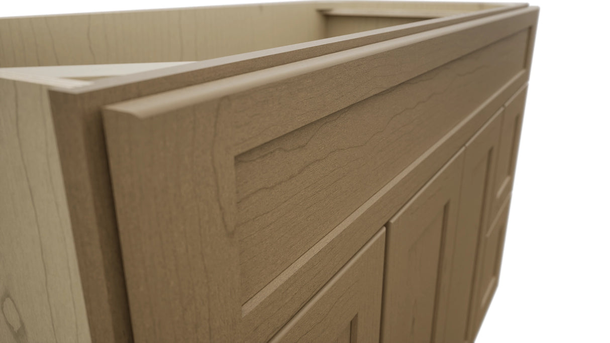 Fabuwood Galaxy Truffle VSD30DR Vanity Combo Cabinet, Detail View