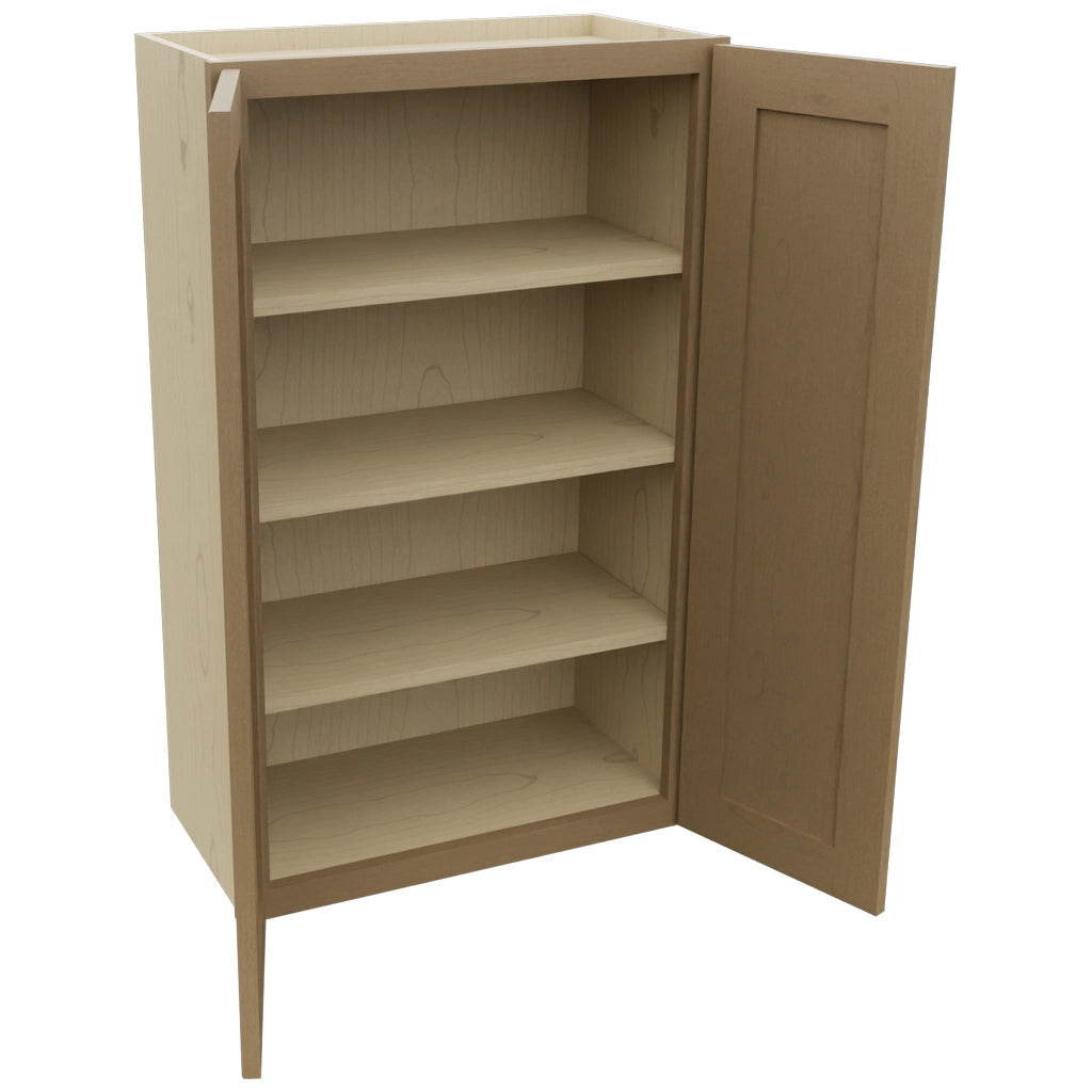 Fabuwood Galaxy Truffle W2439 Wall Standard Cabinet, Open View