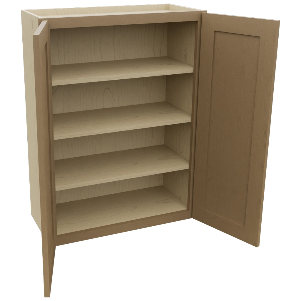 Fabuwood Galaxy Truffle W2736 Wall Standard Cabinet, Open View