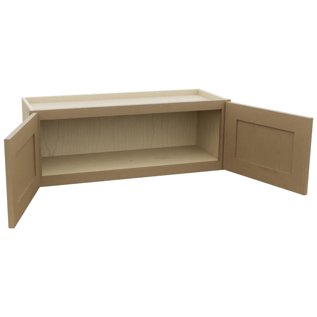 Fabuwood Galaxy Truffle W3312 Wall Standard Cabinet, Open View